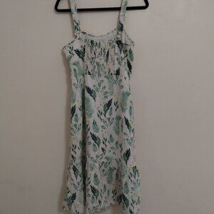 Linen Botanical Sun Dress